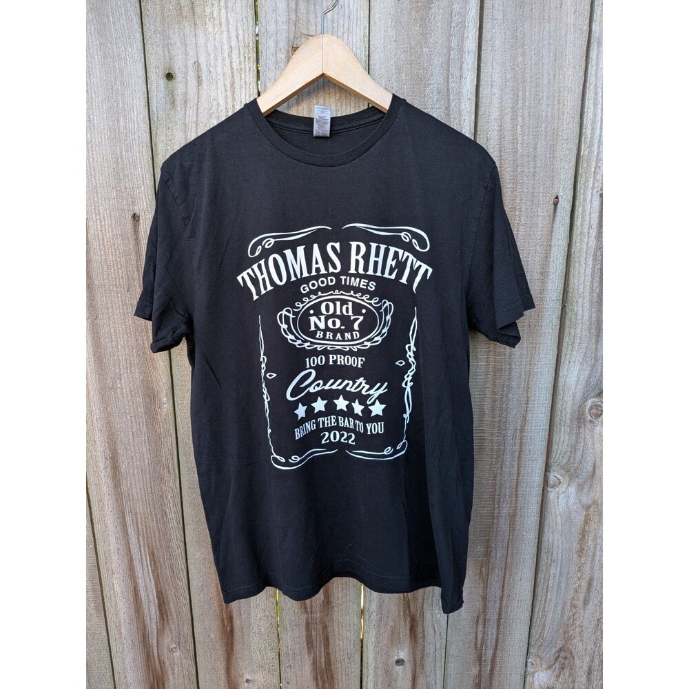 Thomas Rhett T Shirt Bring the Bar to You Tour 2022 Medium Black Double Sided